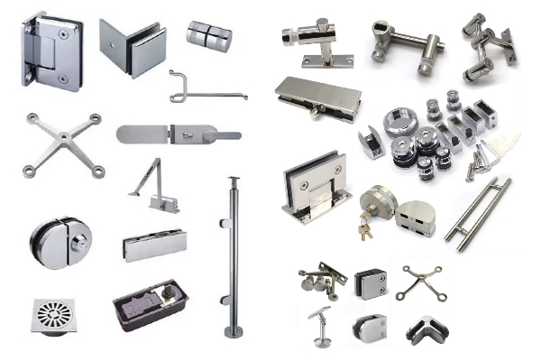 Glass Hardware Items