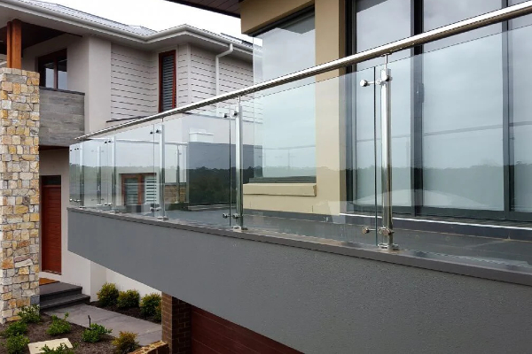 Railing With Glass